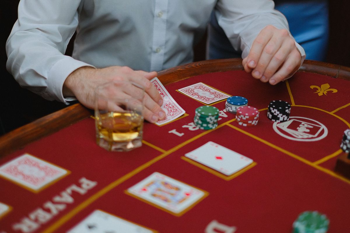 Bàn chơi casino minh họa